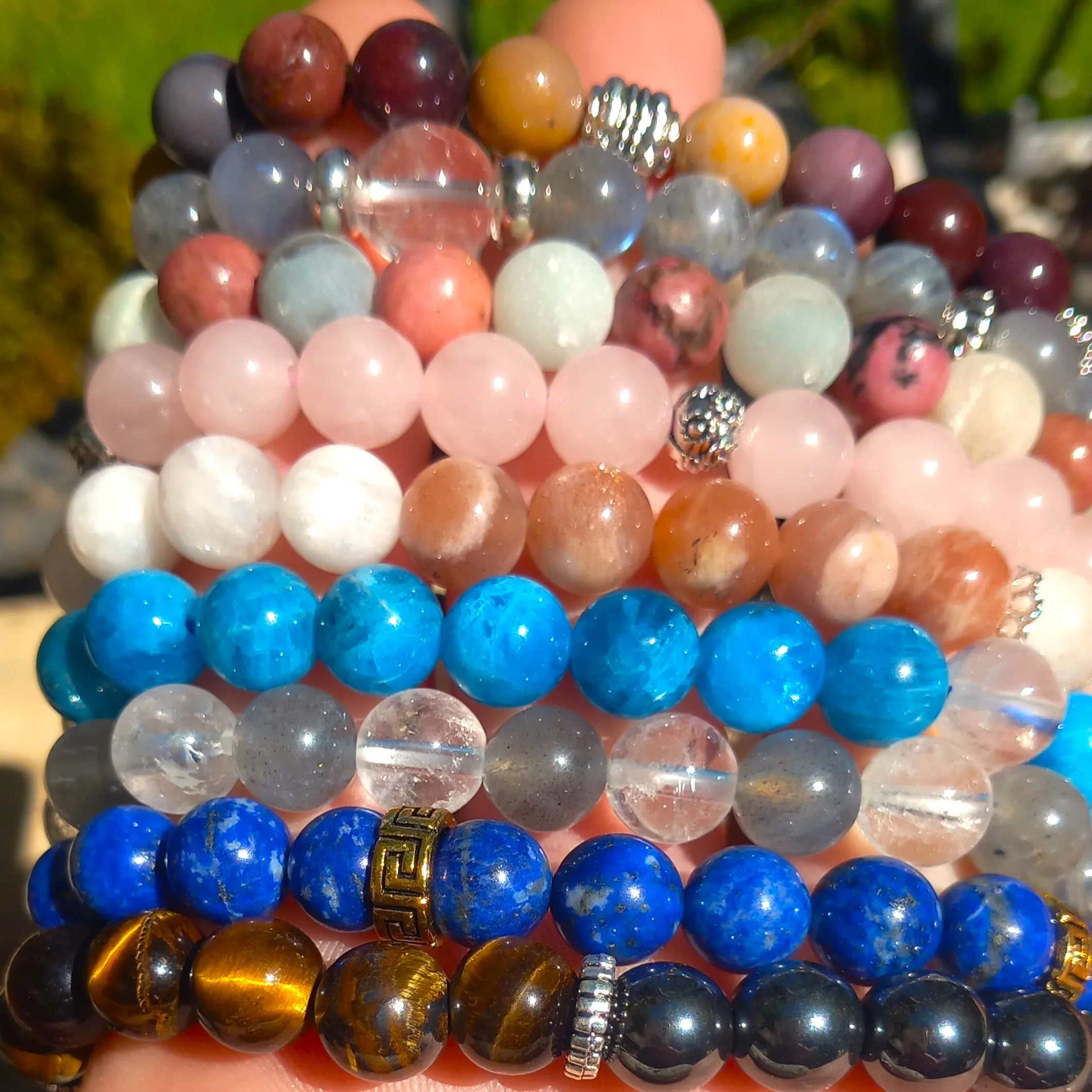 lot de bracelet pierres naturelles
