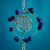attrape soleil SUSPENSION AVEC VERRE CRISTAL et Lapis lazuli