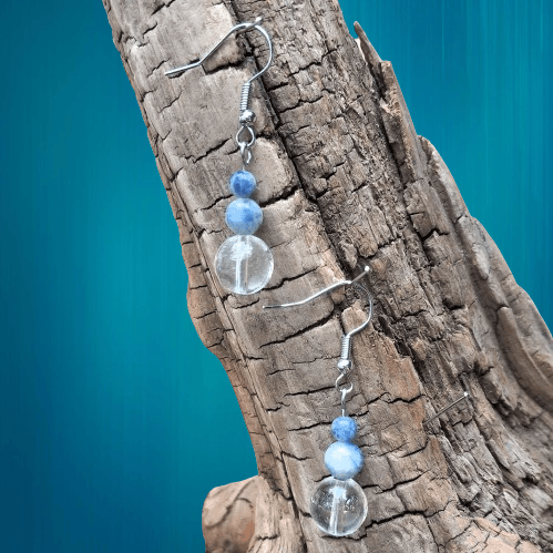 boucle d'oreille en pierre naturelle