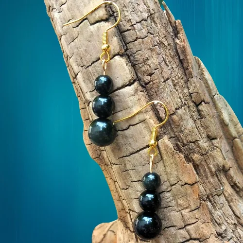 boucle d'oreille en pierre naturelle