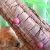 boucle d'oreille en pierre naturelle en rhodonite