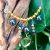 boucle d'oreille en pierre naturelle en hématite