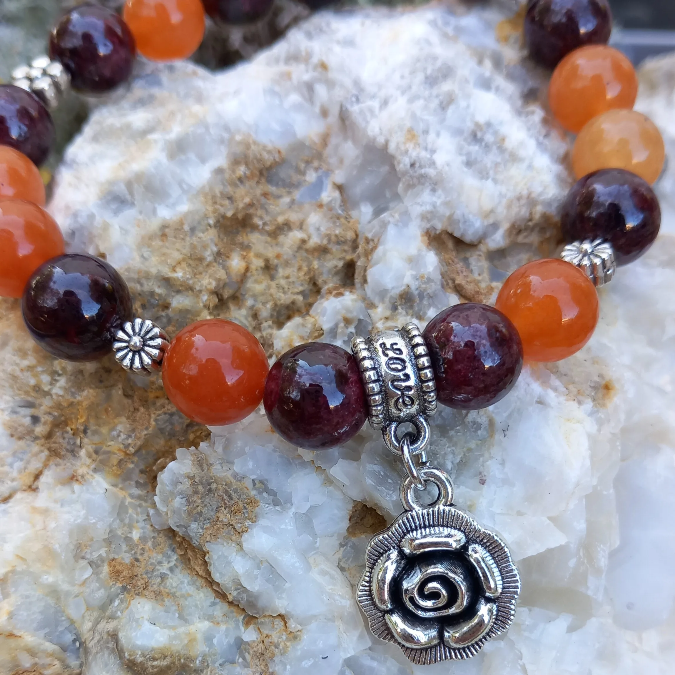 Lame-agit-bracelet-aventurine-orange-grenat
