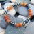 Bracelet en Hématite et aventurine orange