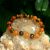 bracelet en pierre-naturelle aventurine orange et oeil de tigre