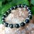Bracelet en obsidienne