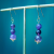 boucle d'oreille en pierre naturelle