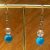 boucles doreille en cristal de roche et apatite
