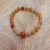 bracelet en pierre naturelle fait main en aventurine orange