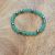 bracelet en pierre naturelle fait main en aventurine verte