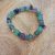 bracelet en pierre naturelle fait main en fluorite