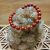 bracelet en pierre naturelle en jaspe rouge