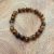 bracelet en pierre naturelle fait main en oeil de tigre