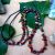 collier en pierre naturelle en cornaline et hématite