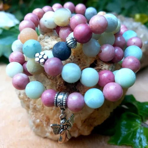 lame-agit-collier-pierre-naturelle-mala-aventurine-rhodonite (1) collier mala en pierre naturelle amazonite et rhodonite