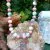 collier mala en pierre naturelle amazonite et rhodonite