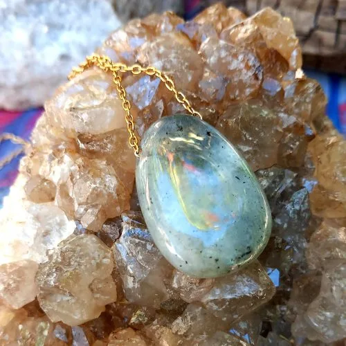 pendentif labradorite
