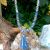 collier cristal de roche et sodalite