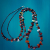 collier pierre naturelle en hématite et cornaline
